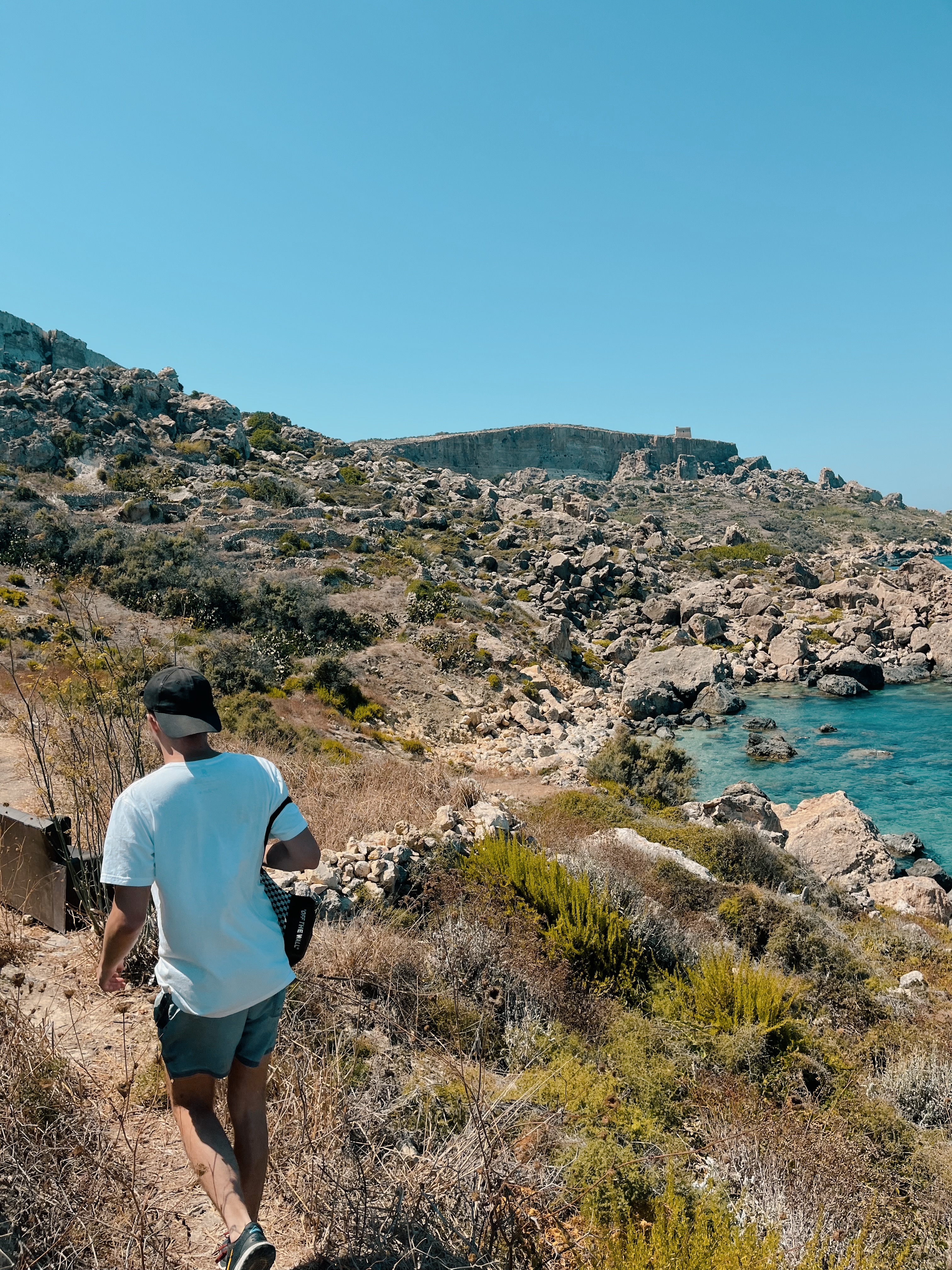 Walk along the coast in Gozo