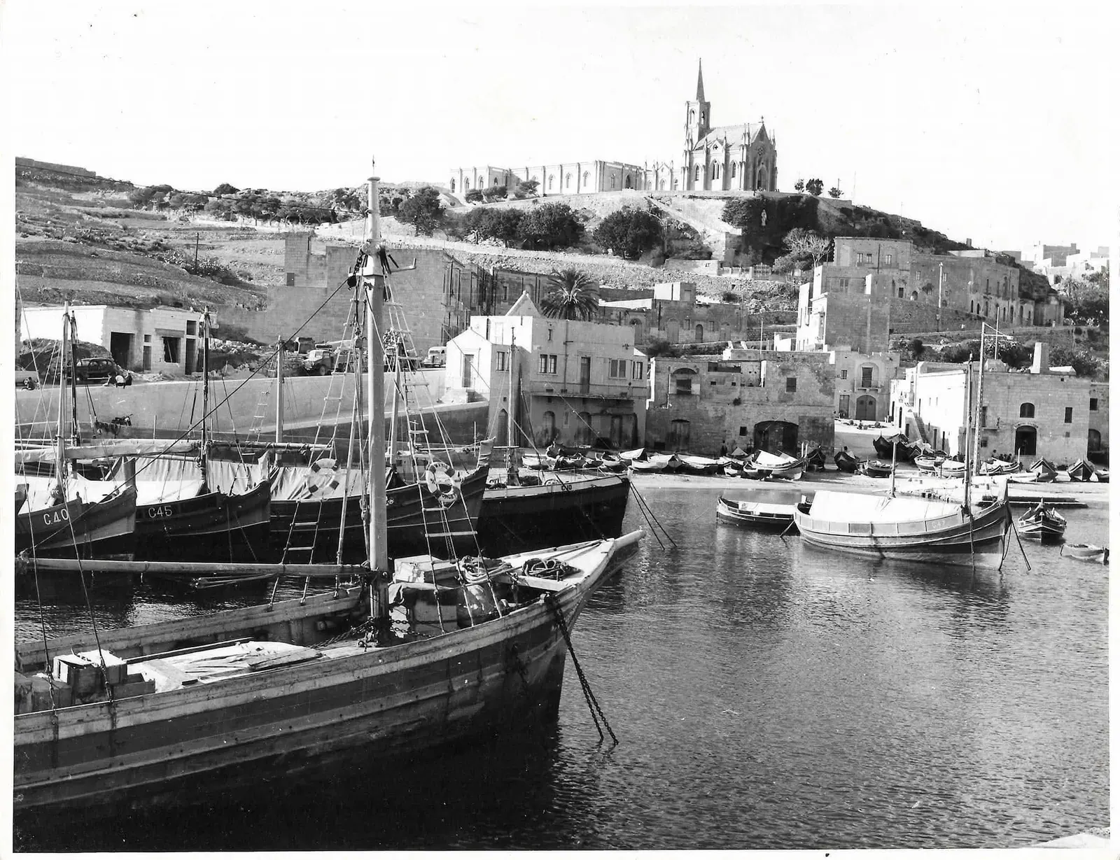 Historic Mġarr harbour photograph